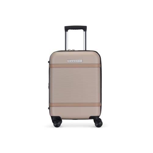 Bugatti - Wellington Hardside Carry-on Luggage with Expansion - Beige
