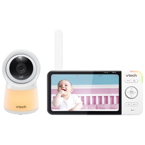 Open Box - VTech 5" Video Baby Monitor with Night Light, Night Vison & Two-Way Audio (RM5754HD)