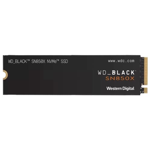 Western Digital WD_BLACK SN850X 2TB SSD M.2 2280 PCIe 7300MB/s Black Internal Hard Drive (WDS200T2X0E)