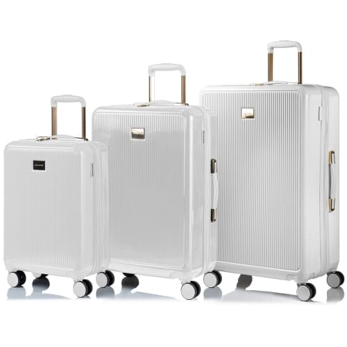 Champs Luxe Collection 3pc Expandable Hardside Luggage Set