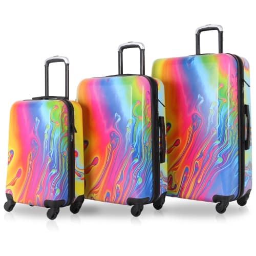 TUCCI Italy Vortice II Art 3 Pcs (20", 24", 28") Luggage Suitcase Set