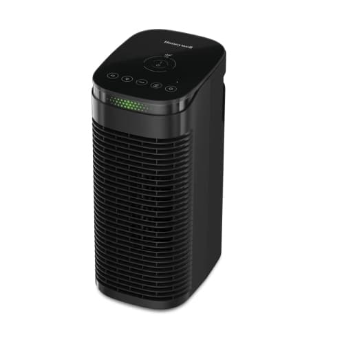 Honeywell InSight HEPA Air Purifier with Air Quality Indicator and Auto Mode, Allergen Reducer for Medium Rooms (100 sq ft), Black - Wildfire/Smoke, Pollen, Pet Dander & Dust Air P
