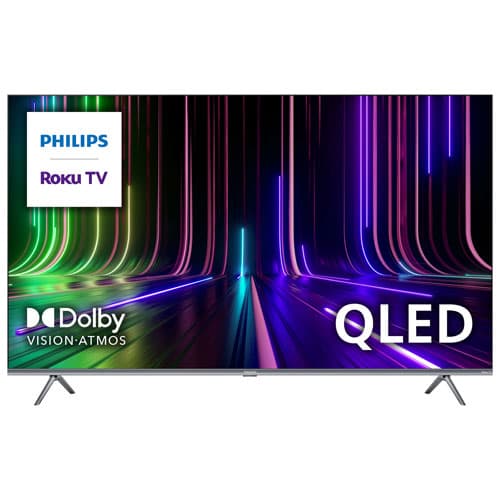 Philips 75" 4K UHD QLED Dolby Vision HDR10 Dolby Atmos Roku TV Smart TV (75PUL7973/F6A) - 2023 - Great for Streaming - Only at Best Buy