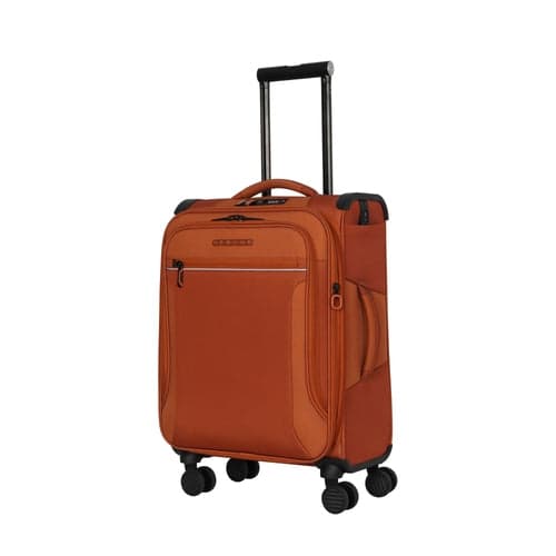 Verage Toledo Carry-on Luggage with Anti-Bacterial Lining, TSA Lock, Anti-theft Zipper, Flashlight & Expandable (Orange)