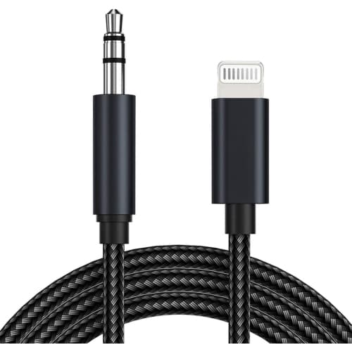 iPhone Aux Cord for Car Stereo, [Apple MFi Certified] Lightning to 3.5mm Audio Cable Compatible with iPhone 13 12 11 XS XR X SE2 8 7 to Car Stereo/Home Stereo/Speaker/Headphone