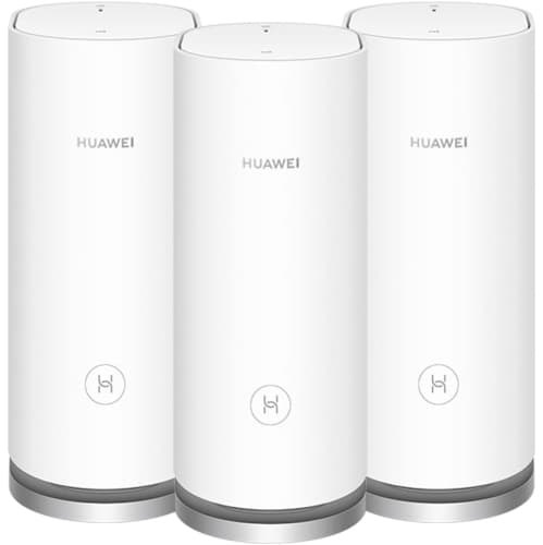 HUAWEI WiFi Mesh 3 AX3000 - Whole Home Mesh WiFi System, Seamless & Speedy, Up to 3000Mbps, Connect 250+ Devices, Ultra-Fast Connection in Big-Multi Homes – Pack of 3