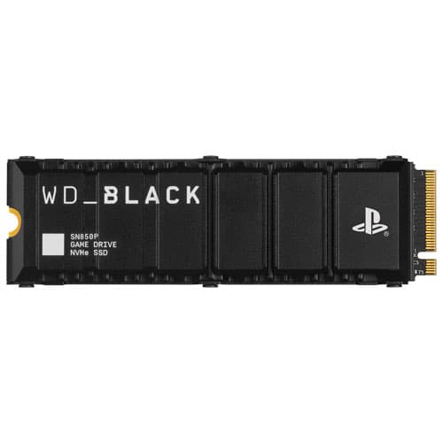 WD_BLACK SN850P 2TB NVMe PCI-e Internal Solid State Drive with Heatsink - Officially Licensed for PS5