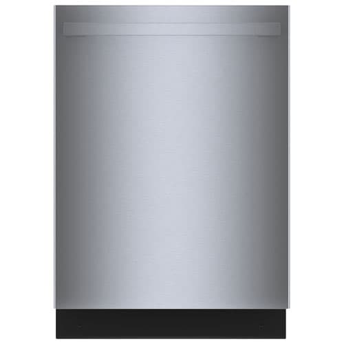 Bosch 24" 100 Series 46dB Top Control with Precision Wash Hybrid Tub & 3rd Dishwasher (SHX5AEM5N) - Stainless Steel