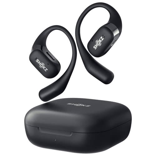 Shokz OpenFit Open-Ear True Wireless Earbuds - Black