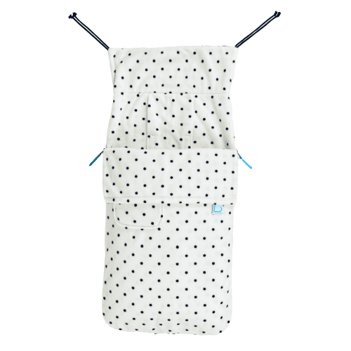 Buggysnuggle Stroller Footmuff Snuggle Fleece: Cookies n Cream