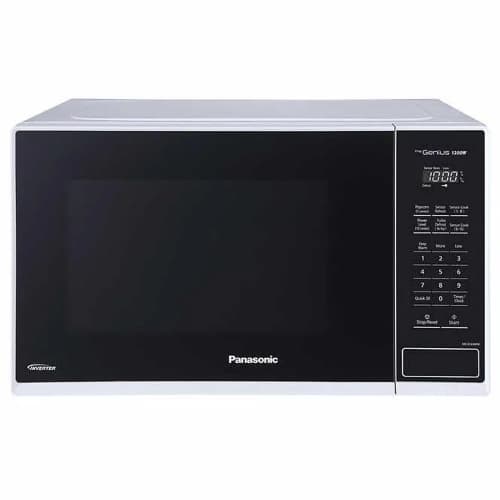 Panasonic NN-SC64MW 1.3 cuft 1200 Watt Inverter White Microwave- Open Box