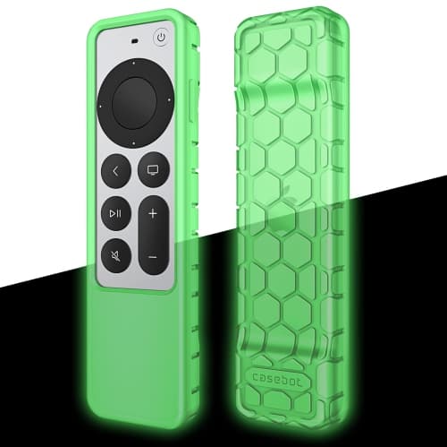 Protective Case for Apple TV Siri Remote 2021 2022 - Honey Comb Lightweight Anti Slip Shockproof Silicone Cover for Apple TV 4K / HD Siri Remote Controller (2nd Gen / 3rd Gen)