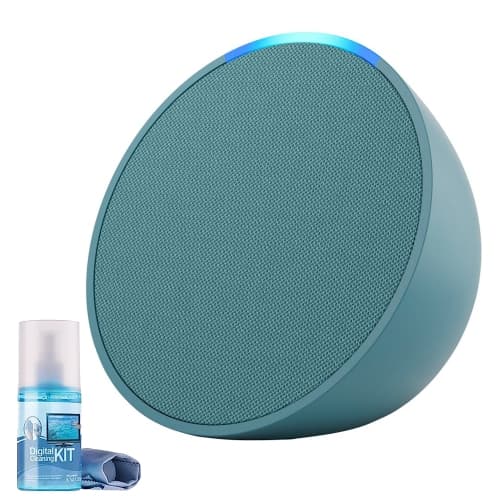 Echo Pop (1st Generation) Smart Speaker with Cleaning Kit