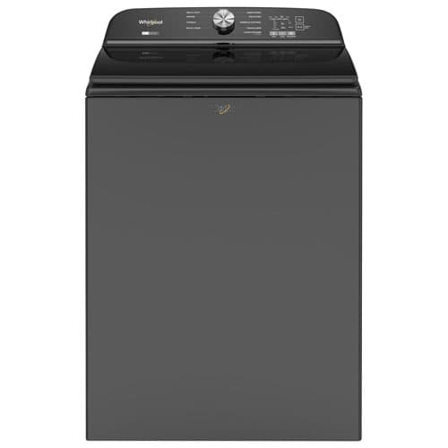Whirlpool 6.1 Cu. Ft. High Efficiency 2-in-1 Top Load Washer (WTW6157PB) - Volcano Black