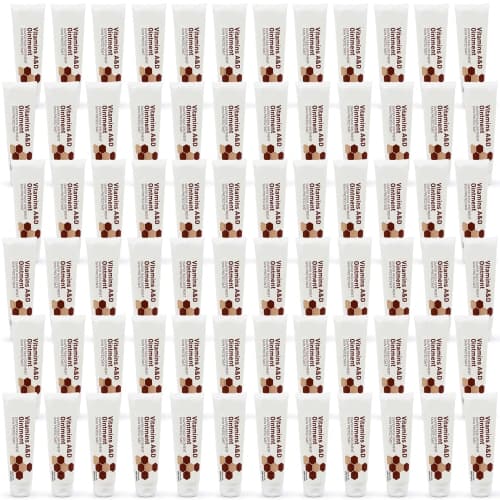 MEDca Vitamin A & D Diaper Rash Ointment & Skin Protectant Cream - Bulk Case of 72 (1oz Tubes)
