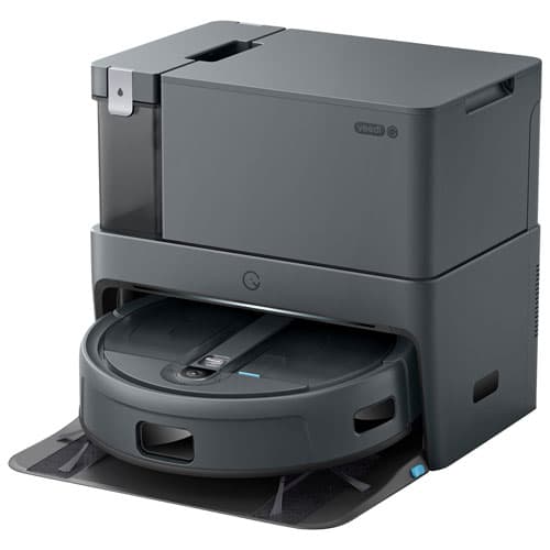 Ecovacs Cube Pro S1 Robot Vacuum & Mop for Multi-Surface with Auto-Emptying Dock, Mop Wash & Dry, LiDAR, Smart Mapping - Grey