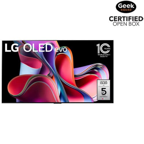 Open Box - LG G3 83" 4K UHD HDR OLED evo Gallery 120Hz webOS Smart TV (OLED83G3PUA) - 2023 - Satin Silver - Great for Movies & Gaming