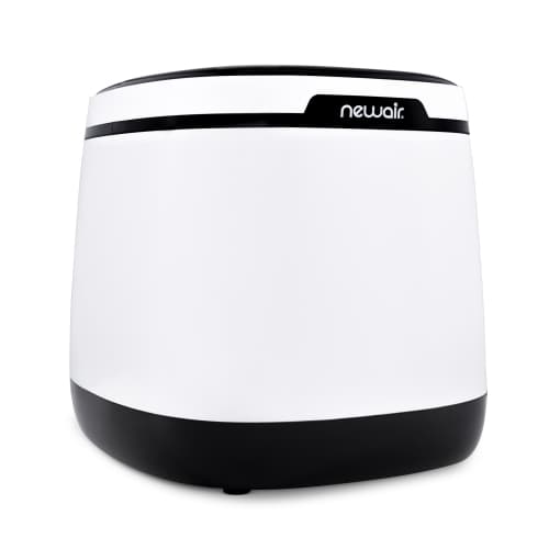 Newair Countertop Ice Maker, 50 lbs. of Ice a Day, One Button Operation and Easy to Clean BPA-Free Parts (AI-250W) - White