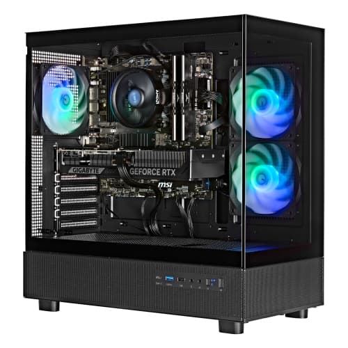 TECHNOID Budget Gaming PC (AMD Ryzen 5 9600X - RTX 5060 TI - 32 GB RAM - 1TB SSD - Windows 11 - Wifi)