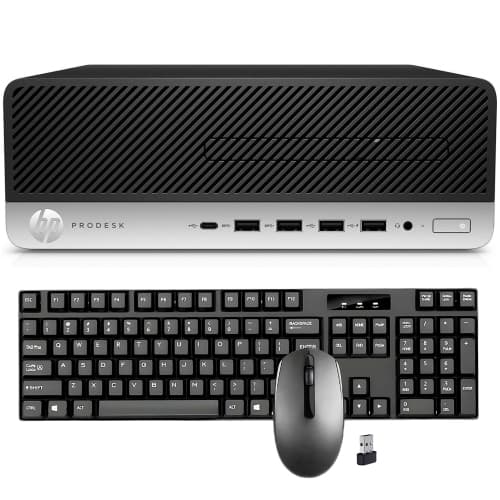 Refurbished(Good) - Business Desktop Solution HP ProDesk 600 G3 SFF Computer PC| Intel Core i5 Processor| 2TB SSD| 32GB DDR4 RAM| Windows 10 Pro| Wireless Keyboard and Mouse