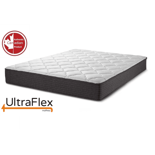 UltraFlex INSPIRE- Orthopedic Mattress with Cool Gel, Pressure Relief Foam, Multiple Posture Support, Low Motion Transfer, and Spinal Care (Made in Canada)-Queen Size
