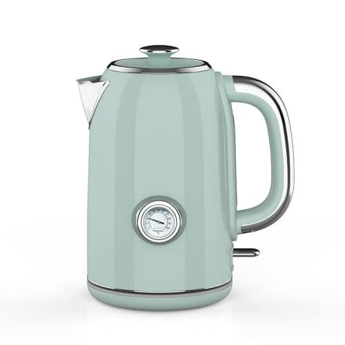 Bear 1.7L Electric Kettle, BPA Free, Stainless, Electric Kettle hot water and coffee. 1500W （MINT GREEN）