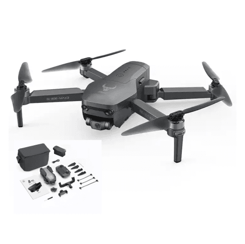Drone Stealth ISG906 Max with Camera 4K Vertical Shots 3-Axis Gimbal Drones for adults Obstacle Avoidance with Gesture Control Mini Drones Gifts for Beginners Auto Return Follow Me