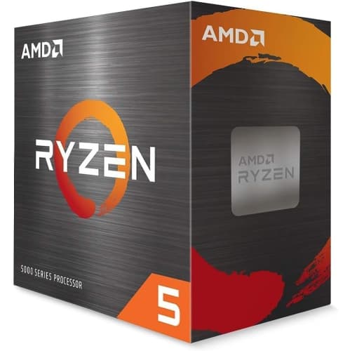 AMD Ryzen 5 5600X 6-core, 12-Thread Unlocked Desktop Processor with Wraith Stealth Cooler