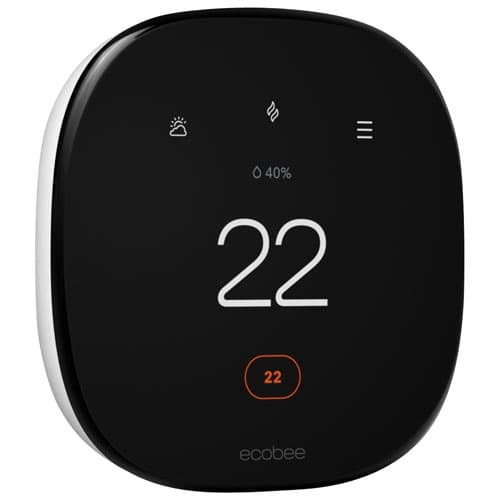 Open Box - ecobee Wi-Fi Smart Thermostat Enhanced - Black