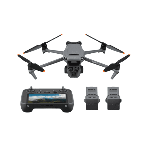 Open Box - DJI Mavic 3 Pro Fly More Combo Drone and Remote Control with Built-in Screen (DJI RC Pro) - Gray