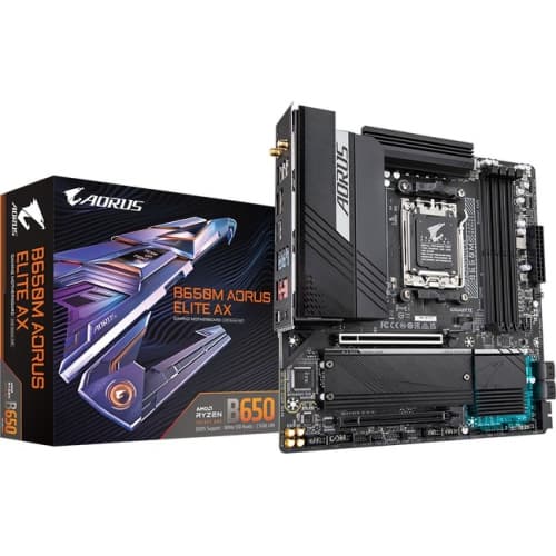 Gigabyte B650M Aorus Elite B650M Aorus Elite Gaming Desktop Motherboard (B650MAORUSELITEAX)