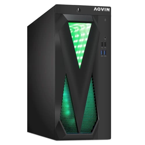 Refurbished (Excellent) - Gaming PC InfinityLite RGB Desktop Tower Intel Core i7 Processor upto 4.00 GHz 16GB RAM 256GB SSD GeForce GTX 1650 4GB GDDR5 HDMI Windows 11 Pro WIFI