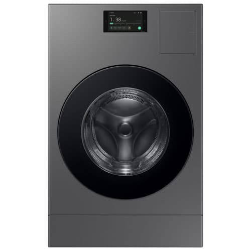 Samsung BESPOKE AI 6.1 Cu. Ft. All in One Heat Pump Washer Dryer Combo -Energy Star (WD53DBA900HZA1) - Dark Steel