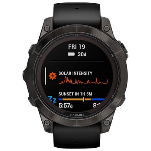 Open Box - Garmin fenix 7 Pro Sapphire Solar 47mm GPS Watch with Heart Rate Monitor - Carbon Grey/Black