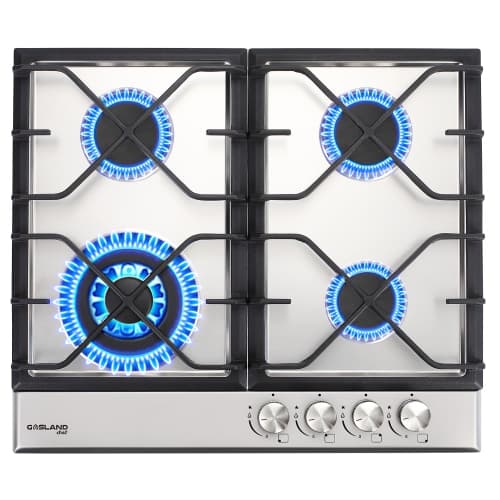 GASLAND 24" 4 Burners NG/LPG Convertible Gas Cooktop, ETL Certified, Stainless Steels