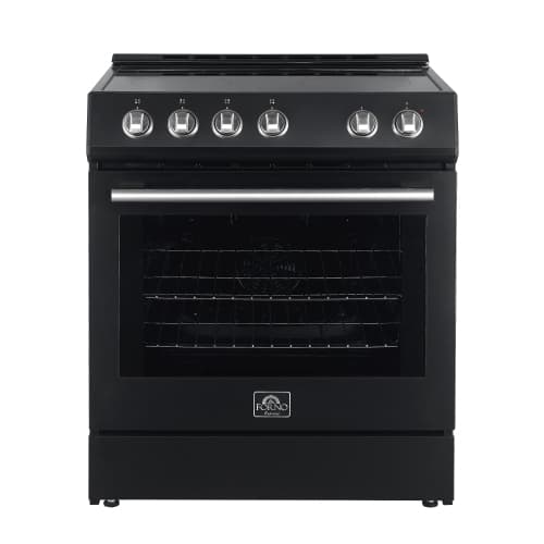 Forno Leonardo Espresso 30-inch Electric Range Black