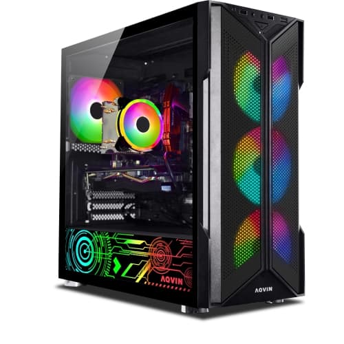 Gaming Desktop Computer PC ~ Intel Core i7 Processor ~ 32GB RAM ~ 1TB SSD ~ GeForce RTX 5060 Ti DDR7 ~ WiFi ~ Windows 11 Pro