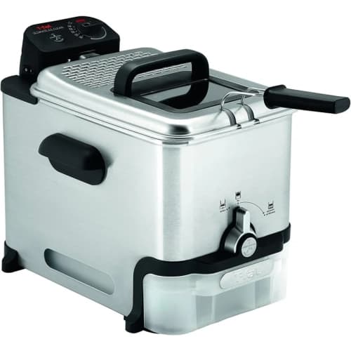 Ultimate EZ Clean Deep Fryer - 3.5L Stainless Steel Friteuse with Automatic Oil Filter Basket - Silver (7211001466)