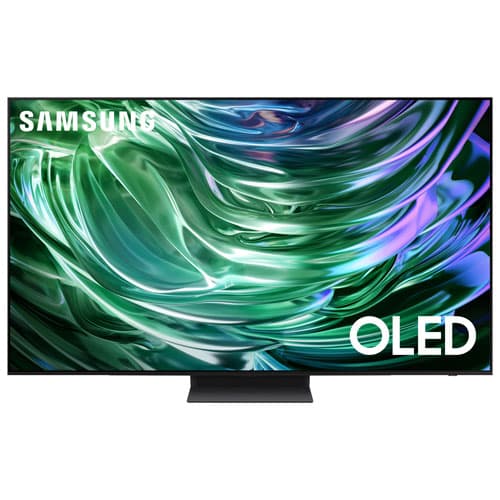 Samsung 55" 4K UHD HDR OLED 120Hz Dolby Atmos Tizen Smart TV (QN55S92DAFXZC) - 2024 - Graphite Black - Great for Movies & Gaming - Only at Best Buy