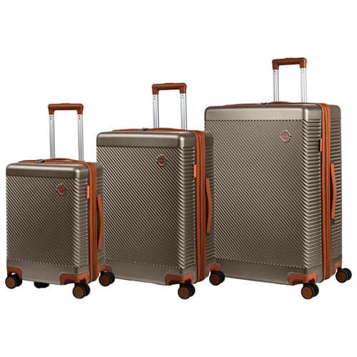 Champs Dream Collection 3-Piece Hard Side Expandable Luggage Set - Sand - Only at Best Buy