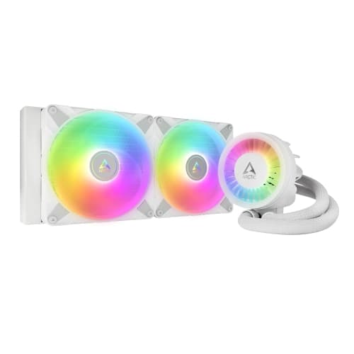 Arctic Liquid Freezer III 280 A-RGB AIO CPU Water Cooler (Intel & AMD), New Silent & Powerful VRM Fan, Improved Radiator, Efficient PWM Pump (White)