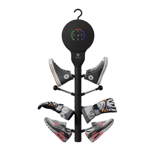 Hedgehog Hanger Black Ionic Shoe and Glove Dryer