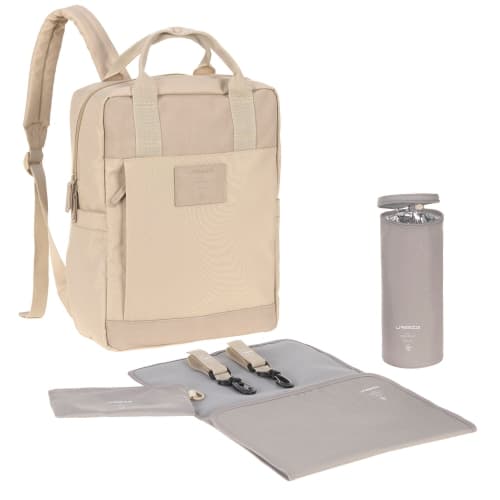 Lassig - Green Label - Vividal Backpack Diaper Bag - Humus