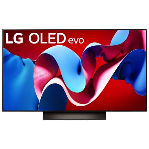 LG 48" C4 Series 4K UHD HDR OLED evo 120Hz Dolby Vision/Dolby Atmos webOS 24 Smart TV (OLED48C4PUA) - 2024 - Great for Movies & Gaming