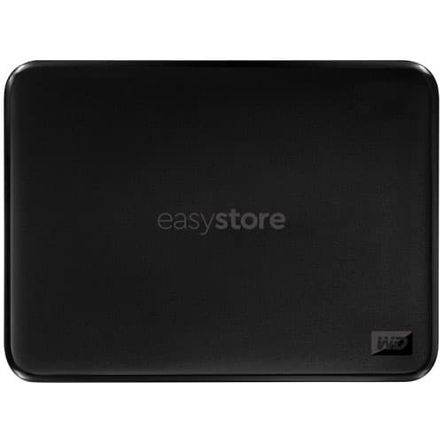 WD easystore 6TB USB 3.2 Portable External Hard Drive (WDBUWJ0060BBK-WESN) - Black