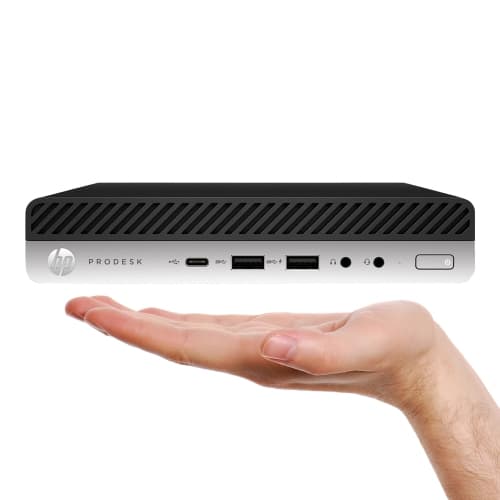Refurbished (Good) - HP ProDesk 600 G3 Mini Windows 11 Pro Business Tiny PC | Intel Core i5 Processor | 8GB DDR4 RAM | 256GB NVMe SSD | WIFI | Bluetooth