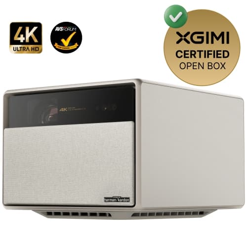 Open Box - XGIMI HORIZON Ultra Native 4K UHD Home Theatre Projector, Movie/Video/Gaming, w/Speaker/Bluetooth, Auto Focus/Keystone, Projection Television, Full Warranty, Like New