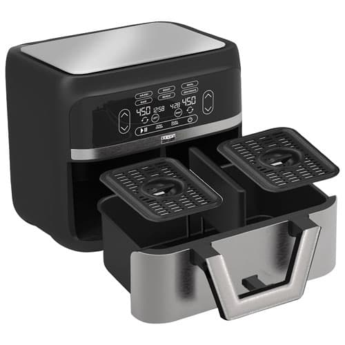 Open Box - Bella Pro Flex Dual Zone Touchscreen Air Fryer - 8.5L (9QT) - Stainless Steel