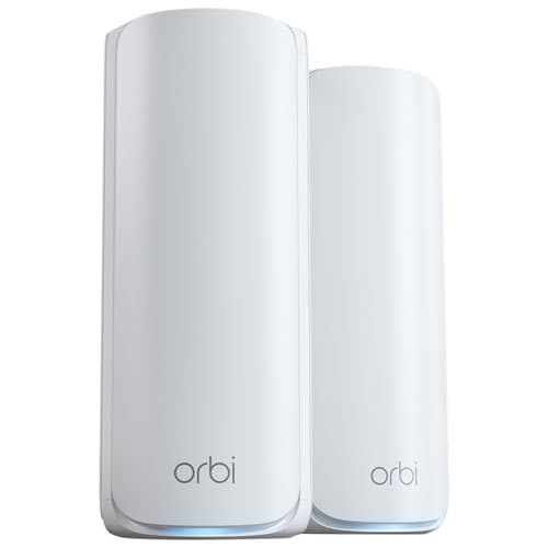 NETGEAR Orbi 11Gbps Whole Home Mesh WiFi 7 Tri-band 770 Series System (RBE772-100CNS) - 2 Pack