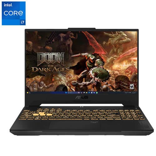 ASUS TUF Gaming F15 15.6" Gaming Laptop -Mecha Grey (Intel Ci7-12700H/16GB RAM/512GB SSD/GeForce RTX 3050) -En
